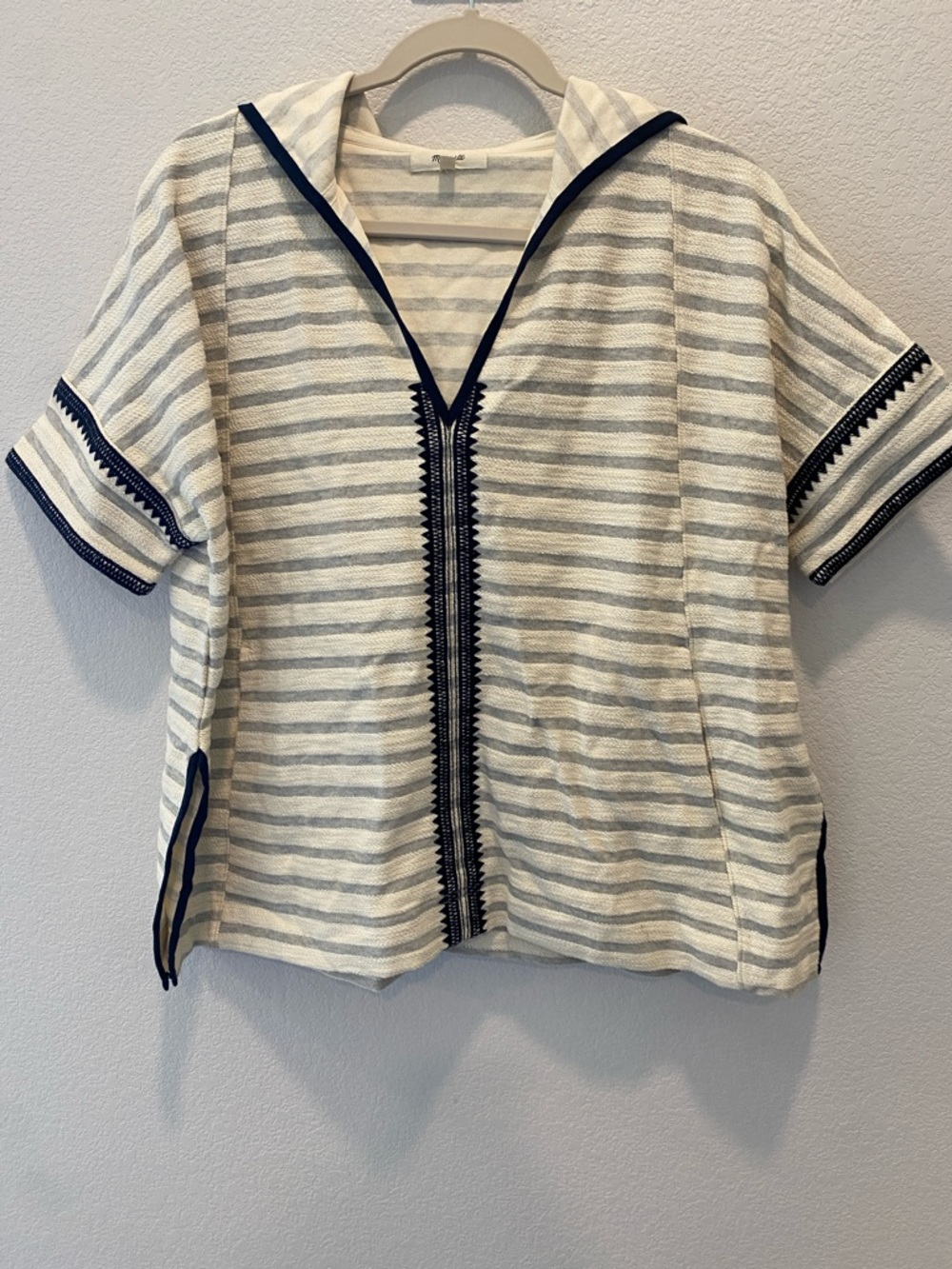 Madewell | Elise terrycloth hooded tunic